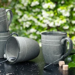 Vaisselle Petit Déjeuner|Tasse Et Mug*alinea Mug en grès 36cl - calaluna Bleu