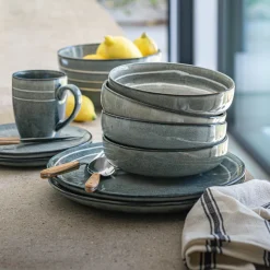 Vaisselle Petit Déjeuner|Tasse Et Mug*alinea Mug en grès 36cl - calaluna Bleu