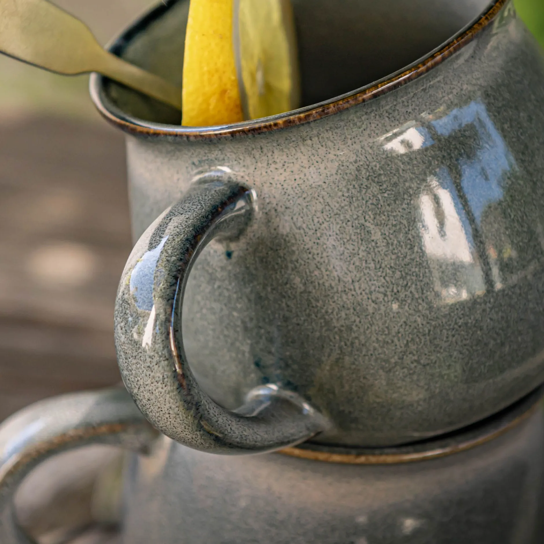 Vaisselle Petit Déjeuner|Tasse Et Mug*alinea Mug en grès réactif 40cl - Vert