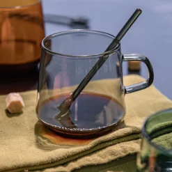 Vaisselle Petit Déjeuner|Tasse Et Mug*alinea Mug en verre 42cl - Gris