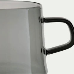 Vaisselle Petit Déjeuner|Tasse Et Mug*alinea Mug en verre 42cl - Gris