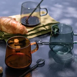 Vaisselle Petit Déjeuner|Tasse Et Mug*alinea Mug en verre 42cl - millepertuis Jaune