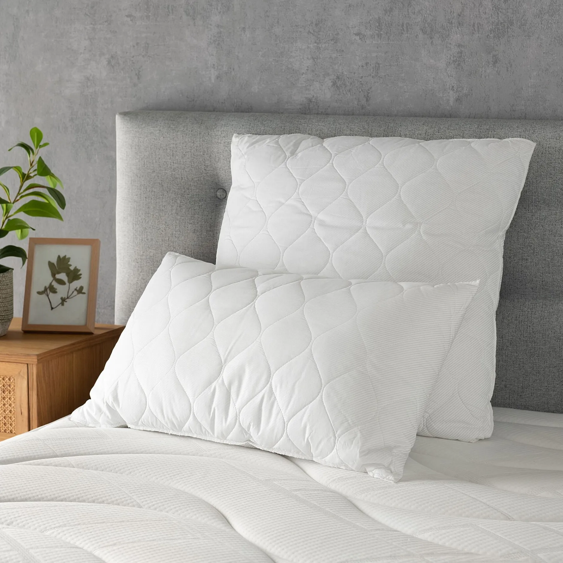 Oreiller & Traversin*alinea Oreiller ferme en polyester et coton - 65x65cm