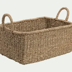 Panier*alinea Panier de rangement en jonc de mer H15xL25cm - naturel