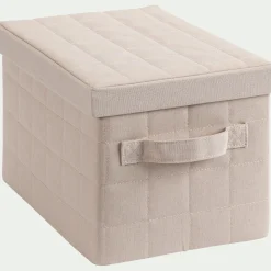Boîte De Rangement|Boîte De Rangement Enfant*alinea Panier de rangement pliable en tissu L33cm - beige