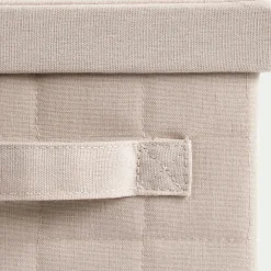 Boîte De Rangement|Boîte De Rangement Enfant*alinea Panier de rangement pliable en tissu L33cm - beige