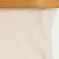 Panier*alinea Panier en polycoton et bambou H15xL40cm - blanc