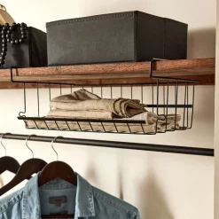 Dressing*alinea Panier filaire en fer galvanisé 36x25cm - gris