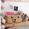 Matelas Enfant|Panier Déco Enfant*alinea Panier ourson en jacinthe d'eau 20x30cm - naturel
