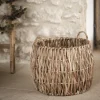 Panier|Panier À Linge*alinea Panier rond en jonc de mer tressé H37xD45cm - naturel
