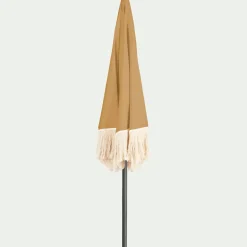 Parasol De Balcon|Parasol Droit*alinea Parasol à franges D180cm - nèfle Beige