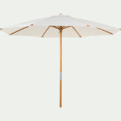 Parasol De Balcon|Parasol Droit*alinea Parasol droit en bambou D270cm - écru Blanc