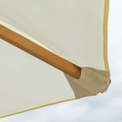 Parasol De Balcon|Parasol Droit*alinea Parasol droit en bambou D270cm - écru Blanc