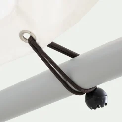 Pergola*alinea Pergola en acier avec une toile de toit suspendue en polyester - Blanc