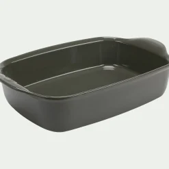 Bocal De Cuisine*alinea Petit plat à four individuel en céramique L30cm - vert cèdre