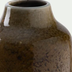 Vase*alinea Petit vase en porcelaine H11cm - Marron