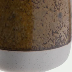 Vase*alinea Petit vase en porcelaine H11cm - Marron