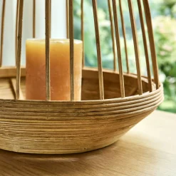 Lanterne|Photophore*alinea Photophore en bambou D28xH32cm - Naturel