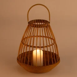 Lanterne|Photophore*alinea Photophore en bambou D28xH32cm - Naturel