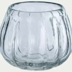 Photophore*alinea Photophore en verre D9cm - Gris