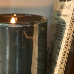 Photophore*alinea Photophore en verre D8xH8cm - Bleu