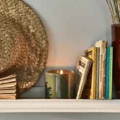 Photophore*alinea Photophore en verre D8xH8cm - Vert