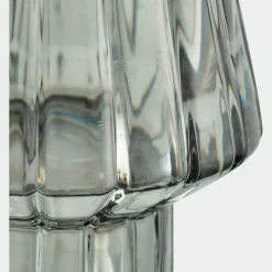 Photophore*alinea Photophore en verre H10cm - gris