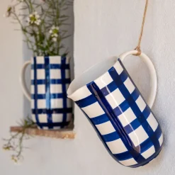 Pichet, Bouteille En Verre Et Carafe|Assiette*alinea Pichet en grès 1L - Bleu