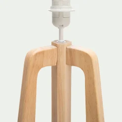 Pied De Lampadaire|Lampadaire Trépied*alinea Pied de lampadaire en bois d'hévéa H131 cm - Bois clair
