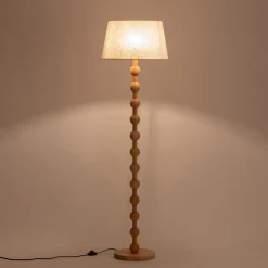 Pied De Lampadaire*alinea Pied de lampadaire en bois d'hévéa H142 cm - Bois clair