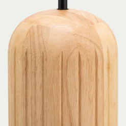 Pied De Lampadaire*alinea Pied de lampadaire en bois d'hévéa H138 cm - Bois clair