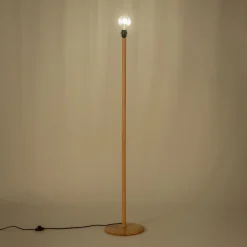 Pied De Lampadaire|Lampadaire Droit*alinea Pied de lampadaire en hévéa - H149cm Bois clair