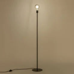 Pied De Lampadaire|Lampadaire Droit*alinea Pied de lampadaire en métal - H146cm Noir