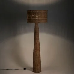 Pied De Lampadaire|Lampadaire Droit*alinea Pied de lampadaire en rotin H131cm - Naturel