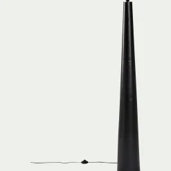 Pied De Lampadaire*alinea Pied de lampadaire électrifié en aluminium H162cm - Noir
