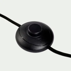 Pied De Lampadaire*alinea Pied de lampadaire électrifié en aluminium H162cm - Noir