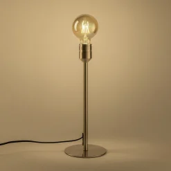 Pied De Lampe|Lampe À Poser*alinea Pied de lampe à poser - argenté H37,2cm Gris