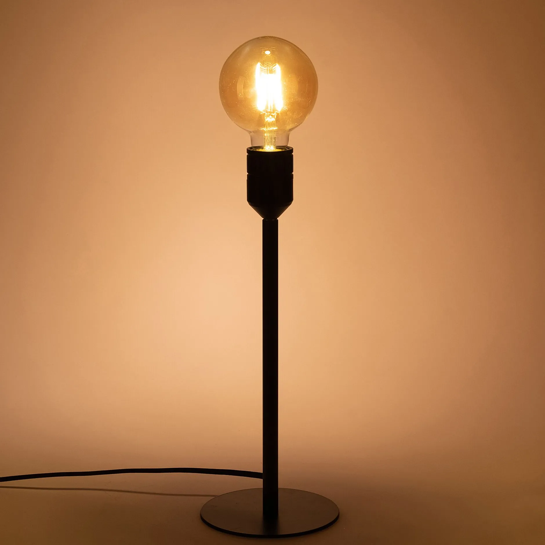 Pied De Lampe|Lampe À Poser*alinea Pied de lampe à poser - H37,2cm Noir