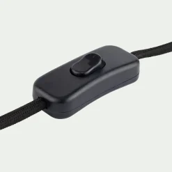 Pied De Lampe*alinea Pied de lampe électrifié en grès D26cm - argan Jaune