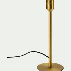 Pied De Lampe|Lampe À Poser*alinea Pied de lampe électrifié en acier - H37,2cm Doré