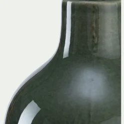 Lampe De Chevet|Lampe De Bureau*alinea Pied de lampe électrifié en grès D15,5cm - Vert