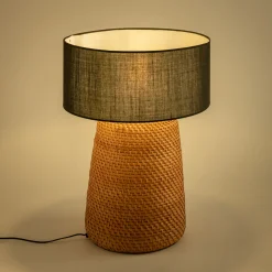 Lampe De Chevet|Pied De Lampe*alinea Pied de lampe électrifié en rotin H57cm - Naturel