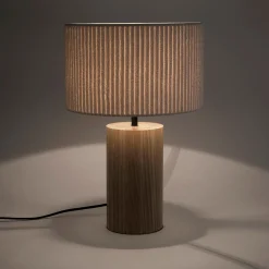 Pied De Lampe*alinea Pied de lampe électrifié en chêne H34,5cm - Naturel