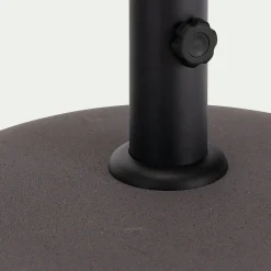 Pieds De Parasol*alinea Pied de parasol en béton avec roulette 25kg - Gris