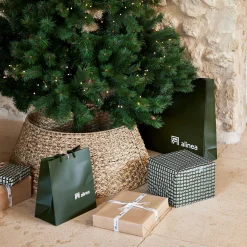 Grand Sapin De Noël*alinea Pied de sapin en kit en jonc de mer D68xH25cm - Naturel