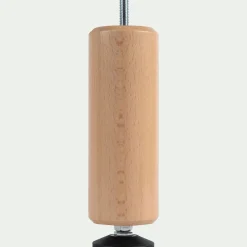 Pied De Sommier*alinea Pied de sommier cylindrique en hêtre - 15 à 20 cm Bois clair