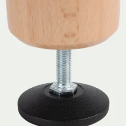Pied De Sommier*alinea Pied de sommier cylindrique en hêtre - 15 à 20 cm Bois clair