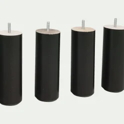 Pied De Sommier*alinea Pieds de sommier noirs H20 cm - jeu de 4