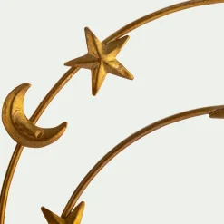 Décoration De La Table De Noël|Bougie Et Photophore De Noël*alinea Pins pour bougie H20cm - Doré