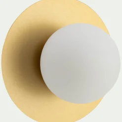 Applique Murale*alinea Plafonnier électrifié en acier D25cm - Doré